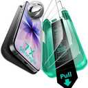 ESR 3 Pack 9H+ Glass for iPhone 17/iPhone 16 Pro Screen Protector, [Military-Grade Shatterproof], with AR Anti-Reflective Technology, Armorite Ultra-Tough Tempered Glass with Ultra Fit Tray