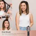 Shark Hair Dryer | FlexStyle Hair Styling System | Portable & Powerful Blow Dryer Brush | Hair Curler & Volumizer | 6 Styling Tools Included | Best for All Hair Types | Black | HD440BK