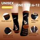 Funny Food Socks for Man and Woman,6 Pcs Food Lovers Fun Cozy Crazy Novelty Fashion Cotton Socks