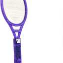 The Executioner Fly Zapper Mosquito, Wasp, Bug, Insect Killer Swatter Electric Fly Zapper Racket Single Layer for Efficient Zapping Indoor Outdoor (Purple)