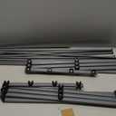 Honey-Can-Do Collapsible Laundry Drying Rack, Sturdy Steel, Foldable & Portable Clothes Drying Rack, Space-Saving Design, Indoor & Outdoor Drying, Ideal for Laundry Room 50lb Capacity, Silver