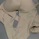 Slimers Women Shapewear Backless Body Bra Shaper Womens Plus Size Plunge Invishaper Low Back Thong Bodysuits Open Crotch Daily Use((Beige L) XXL