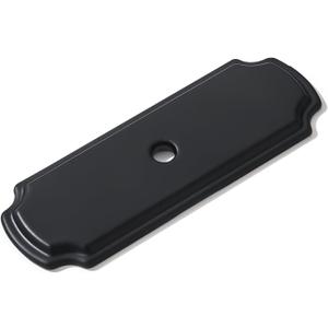 khtumeware 10 Pack Backplate for Cabinet Knobs Matte Black Cabinet Hardware Knob Backplate/Back Plate