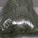 RESARE Christmas Waffle Bath Mat for Bathroom, Super Absorbent Bathroom Rugs Non Slip Machine Washable, Ultra Soft Quick Dry Boho Bath Rugs with Tassels for Floor, Bordered Design, 24"x36" Green