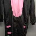 ROC PARTY Playful Animal Costume Hoodie Dress for Girls 4-10, Fun Animals Dress-Up Outfit with Hood for Halloween & Parties (Black Cat, 4-6 Years)