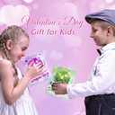 AuroTops Valentines Day Cards for Kids,24 Pack Stretchy Ball with Cute Valentine's Cards,Squeeze Toys Fidget Toys Bulk for Valentine Party Favors for Boys & Girls,Valentines Day Exchange Gifts