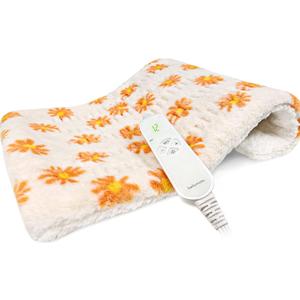 HELLOMOTO Heating Pad for Pain Relief, Electric Heating Pad for Back Pain and Cramps Relief -12 Heat Settings with Auto Off, Support Dry & Moist Heat, Machine Washable, Size 12 Inch x 24 Inch,-OW01