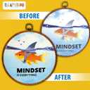 Hand Embroidery kit for Beginners .Beginner embroidery kit for adults with Stamped Embroidery Patterns. Embroidery Kits for adults.Embroidery Starter Kit. Cross Stitch Kit.Needlepoin kit Goldfish