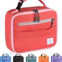 Genteen Lunch Box Lunch Bag for Kids Girls,Insulated Lunch Bag Women,Reusable Lunchbox for School,Work,Outdoor (Red)