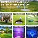KINGTOP Golf Hole Cup Fit PGA/USGA Regulations, Golf Accessories for Backyard Practice Putting Green, 4 Inches and 6 Inches