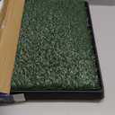 Dog Grass Pad with Tray 25" x 20", Artificial Grass Puppy Potty Training Pad, Reusable Indoor Outdoor Pet Toilet with Drainage System, Fake Grass Pee Pad for Small & Medium Dogs (Large)