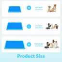 SLOOSH 72" Non-Slip Splash Pad Sprinkler - Summer Water Toys Sprinkler Mat for Kids Toddlers Dogs, Outdoor Backyard Pool Party Decor Outside Water Games Fountain Wading Baby Pool Boys Girls Gifts (6ft, Blue)