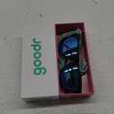 goodr Vincent's Absinthe Night Terrors Polarized Sunglasses for Men & Women, Medium Sized (OG), Black Solid Frame with Green Gold Mirrored Reflective Lenses, UV400 Protection, No Slip, No Bounce