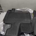 JOULARISE Floor Mats Set for 2021-2025 2026 Toyota Sienna (Only for 8 Seats), All Weather TPE Backrest Mat Trunk Lower Well Mat Cargo Liner Door Sill Guards Accessories (8 Seats Full Mats Set)