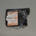 14.6 inch Faucet Mat for Kitchen Sink Splash Guard[7 Slope Fast Self-draining][Snap Lock Fit]Kitchen Sink Faucet Mat Splash Guard Kitchen Sink Area Water Splash Guard Behind Faucet Draining Mat (Black)