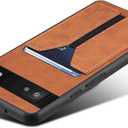 Kowauri Pixel 6A Wallet Case - Slim PU Leather Card Slot Protector - 2022, Brown
