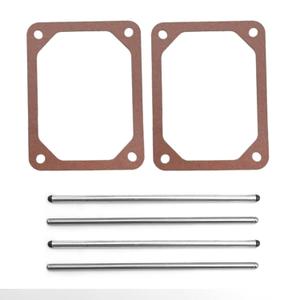 VIKKSAER 2Set 690981 690982 690971 Push Rod Set of 2 & Valve Cover Gasket, Replacement for Brigs-Straton (2 Set)