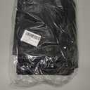 LaOficina 50 Packs Wholesale 3 Ring Binder Pouches, Zippered Binder Pencil Pouch with Clear Window, Clear Pen Case Bulk Suitable for School and Office(Black)