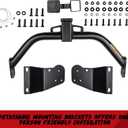 DBXB-RV Class 3 Trailer Hitch Standard 2-Inch Receiver Compatible with 2019-2025 Acura RDX (May Interfere with liftgate kick Sensor), Multi-Fit Hitch to Receive Ball Mount, Cargo Carrier. 13423