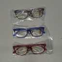 VIDEBLA 3 Pack Progressive Multifocus Reading Glasses Blue Light Blocking for Women Men Multifocal Readers with Spring Hinge (3 Mix Color-2, 1.50, Multiplier_x)