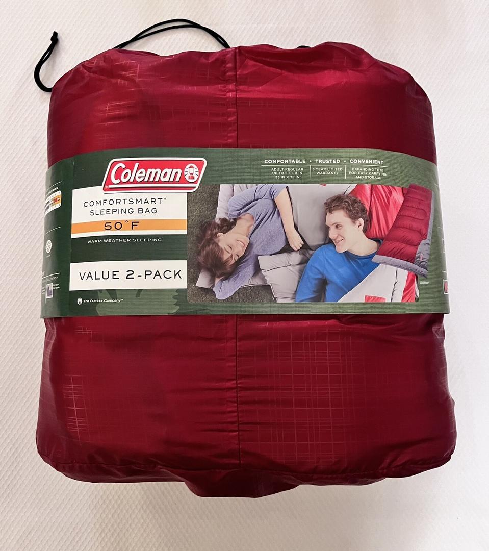 Coleman Comfortsmart Sleeping Bag Value 1-Pack - 50*F