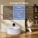 Automatic Wet Food Cat Feeder with 3MP Camera, App Control, Dual Semiconductor Cooling, Heating Feeding Area, 5 Stainless Steel Trays Pet Food Dispenser