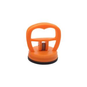 Orange Heavy Duty Suction Cups Set 2 Pack Multifunction Quilt Ruler Handle Strong Grip Patchwork Fixing Tool for DIY Crafts and Repair