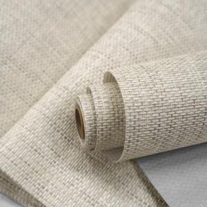 Ansehan Wallcovering W010106 Cosmo Collection 36" W x 8 Yard L, Natural Paper Weave Grasscloth Modern Texture Wallcovering for Living Room Bedroom Feature Wall,Beige/Grey/Ivory