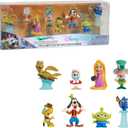 Just Play Disney100 Years of Laughter Celebration Collection Limited Edition 8-Piece Figure Pack, Kids Toys for Ages 3 Up