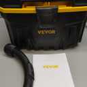 VEVOR Shop Vac Wet and Dry Vacuum Cleaner 4 Gallon 5 Peak HP - Powerful Suction with Blower Function & Attachments 3-in-1 Crevice Nozzle - Perfect for Car Carpet Debris Pet Hair Black/Yellow
