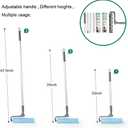 Layers Large Mega 10in Wide Roller 75 Sheets, 2 Pack Wide Refills with 4-Foot Extendable Handle