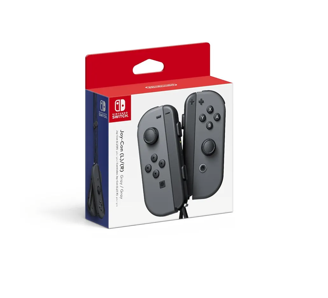 Nintendo Switch Joy-Con (L/R) Gaming Controller, Gray 