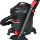 Shop-Vac 5871205 12 Gallon Wet Dry Pump Vacuum with Built-in Water Pump, 5.0 Peak HP, 2.5 Inch Diameter x 8 Ft Hose, 12 Ft Cord, Black