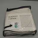 100% Blackout Shield Linen Blackout Curtains for Bedroom 84 Inches Long, Back Tab/Rod Pocket Living Room Drapes, Thermal Insulated Blackout Curtains 2 Panels Set, 50" W x 84" L, Cream