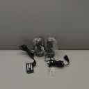 SUNVIE 2 Pack LED Dimmable Up Lights 3W Floor Spotlight with Timer and Remote 3000K/4000K/5000K Uplighting Spotlight 120V Uplights for Plants Artworks, 5.9 FT Plug Cord