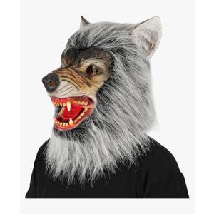 Halloween Wolf Mask Werewolf Masks Adult Large Space Size Natural Latex Material,Suitable for Big Bad Wolfs Costume Adult and Cosplay Costume