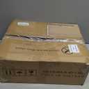 Furnulem 4 Drawer Dresser, Vertical Nightstand for Kids, Adult, Fabric Chest of Drawers for Bedroom, Living Room, Closet, Nusery, Storage Tower Unit Retro Style Furniture, Wood Desk Top (11.8"D x 15.8"W x 31.5"H (4 Drawers)