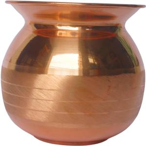 Shilppam Traditional Pure Copper Kalash I Tamba Lota for Puja I Copper Vessel Pot Drinkware for Pooja Ayurvedic Lota for Home and Temple, Wide Mouth I Big Size - 1.2 LTR Approx (40.6 Ounces) Shilppam Traditional Pure Copper Kalash I Tamba Lota for Puja I Copper Vessel Pot Drinkware for Pooja Ayurvedic Lota for Home and Temple, Wide Mouth I Big Size - 1.2 LTR Approx (40.6 Ounces)