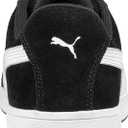 Puma Safety Iconic Suede Low Women's Safety Shoes, Composite Toe, Electrical Hazard Protection, Slip Resistant, Black/White, Size W7 (640015-07-200) (Black)