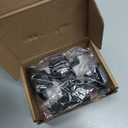 LISEN 2 Pack Magnetic Phone Holder for Your Car Magnet for Phone Car Mount Vent 6 Military Magnets Vent Cell Phone Holder Mount for Car Plate Fit All iPhone 17/16/15/14/13 Pro Max Plus Samsung S25 (Black)