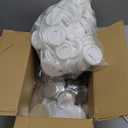 200 Sets 58mm(2.25 in) Blank Pin Back Buttons Parts for Button Maker Machine 58mm, Round Badge Making Supplies, Includes Metal Cover, Plastic Button Back Cover, Clear Film&Blank Paper