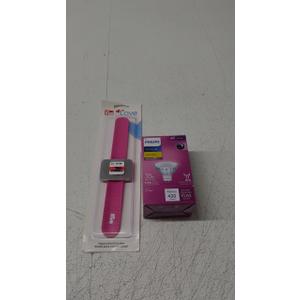 Prym Love Magnetic Wrist Pin Cushion & Philips 35W Equivalent 5.2W LED Light Bulb (Bright White)