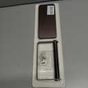 Rustic Toilet Paper Holder Wall Mount - 6.69"x2.95" Solid Wood Bathroom Tissue Paper Roll Hoder with 5.7" Stainless Steel Rod, Farmhouse Paper Towel Holder for Small Space