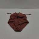 CUPSHE Women's Bikini Sets Two Piece Swimsuit High Waisted V Neck Twist Front Adjustable Spaghetti Straps Bathing Suit, M