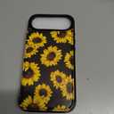 LETO for iPhone Air Wallet Case, Flip Folio Leather Kickstand | Card Slots Holder - Fashionable Flower Designs - Shockproof Protective Phone Cover for Women and Girls