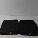 Black Stadium Seat Cushion 2 Pack, Boat Canoe Kayak Seat Cushion, Bleacher Seat Cushion, Portable and Extra Thick Cushion for Any Outdoor Events