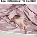 100% Cotton Sleeping Bag Liner with Zipper - Adult Travel Sheet Bed Sack for Hotels Camping Hikers Mattress RV Recliner Sofa Guest Bed Campout Truck Camper Flatbed Bunk Beds