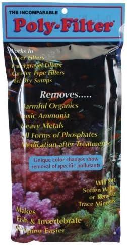 Poly-Bio-Marine for Fish Aquarium - Works for Freshwater and Saltwater Fish Tanks - Filter Aquarium Media Pads - 3-Pack of 4in x 8in Pads