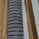 Runner Rugs 3 x 15 ft for Hallway with Rubber Backing, Non Slip Indoor Rug, Outdoor Runner Rug Waterproof, Custom Size Area Rugs for Entryway, Balcony, Patio, Kitchen, Garage, Stair, and Laundry (Grey Wide Stripe)