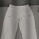 G Gradual Women's Fleece Lined Winter Leggings with Pockets Water Resistant High Waisted Thermal Warm Pants Running Hiking (White)